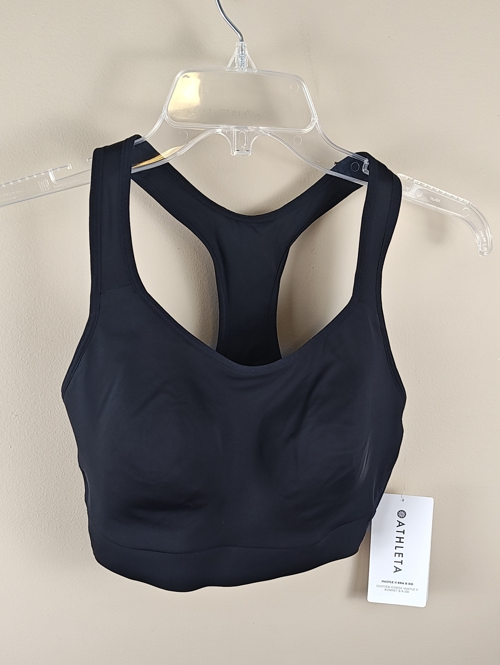 NWT Athleta Black Hustle II Bra